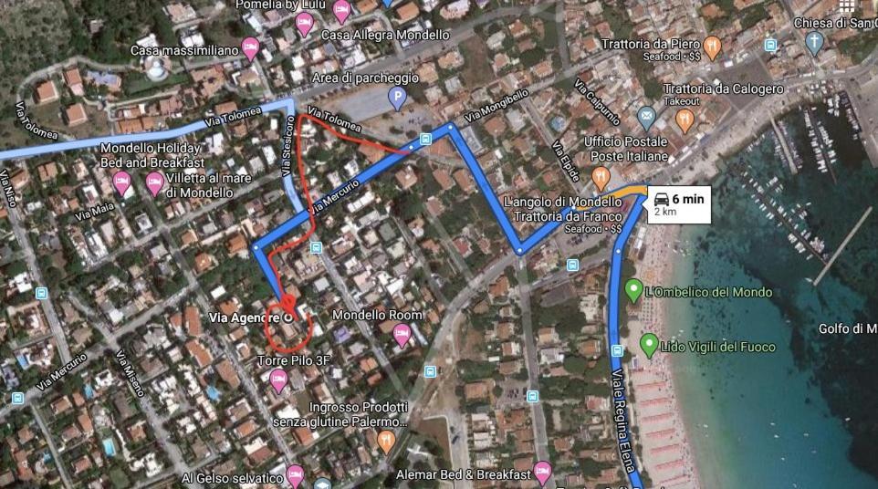 Appartavilla Virginia Mondello Εξωτερικό φωτογραφία